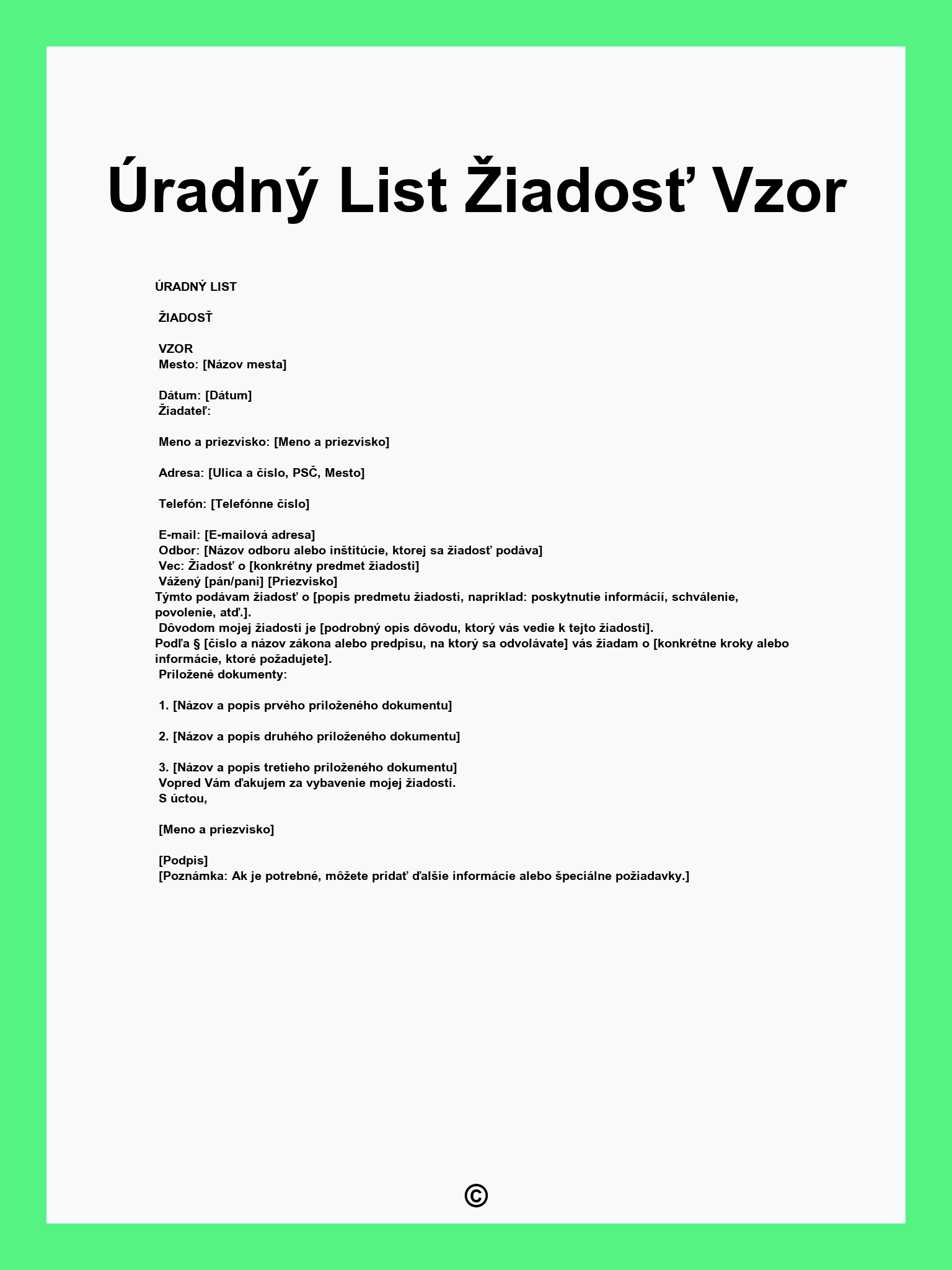 radn List iados Vzor radn List iados Vzor